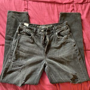 American Eagle Distressed Mom Jeans